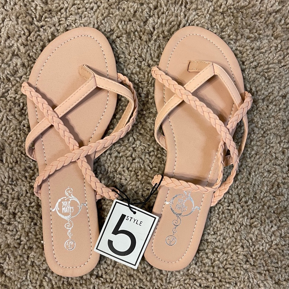 Dusty Pink Sandals